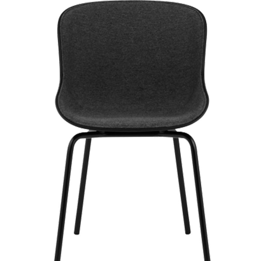 Mobler Normann Copenhagen Matstolar | Hyg Stol, Kladd Framsida, Morkgra / Svart