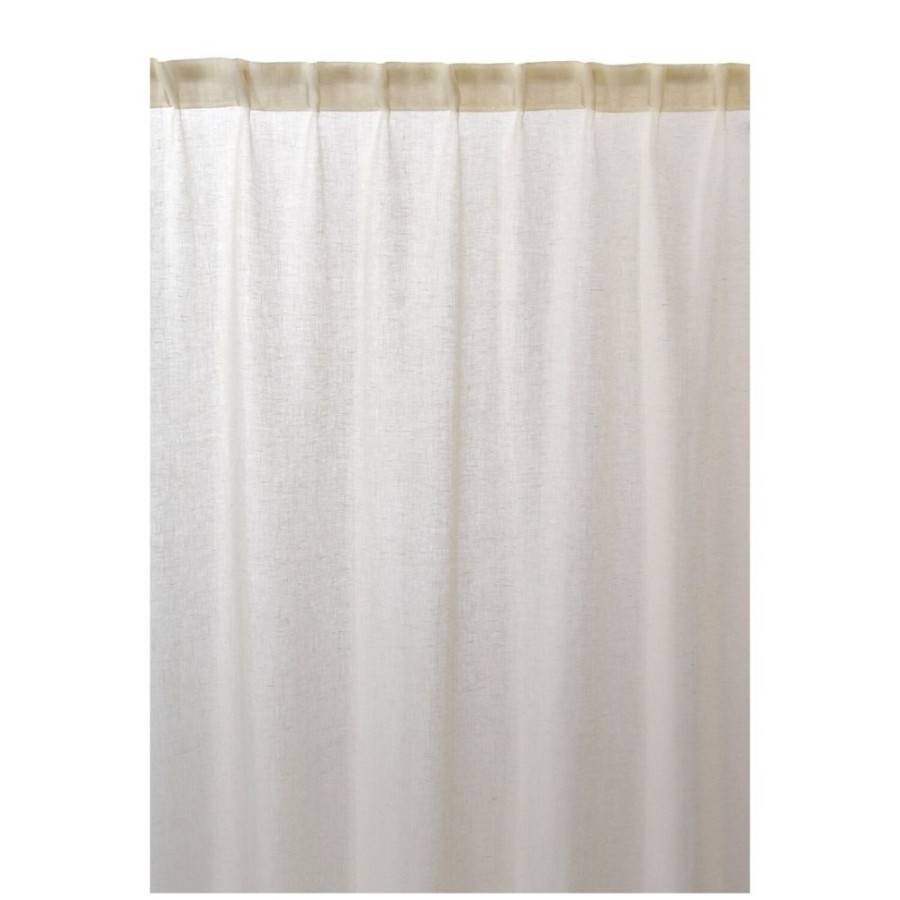 Textil Linum Gardiner | Intermezzo Gardin Veckband 140X290 Cm, Beige