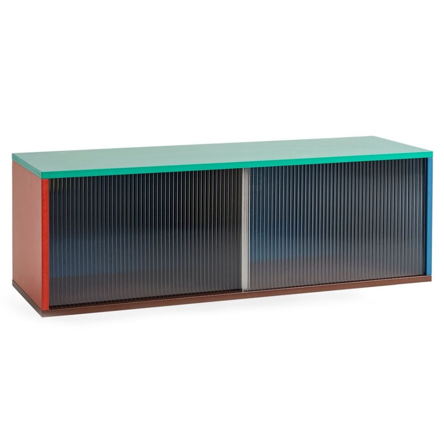 Mobler HAY Sideboards | Colour Cabinet Vagghylla Glasdorr, 120 Cm / Multi