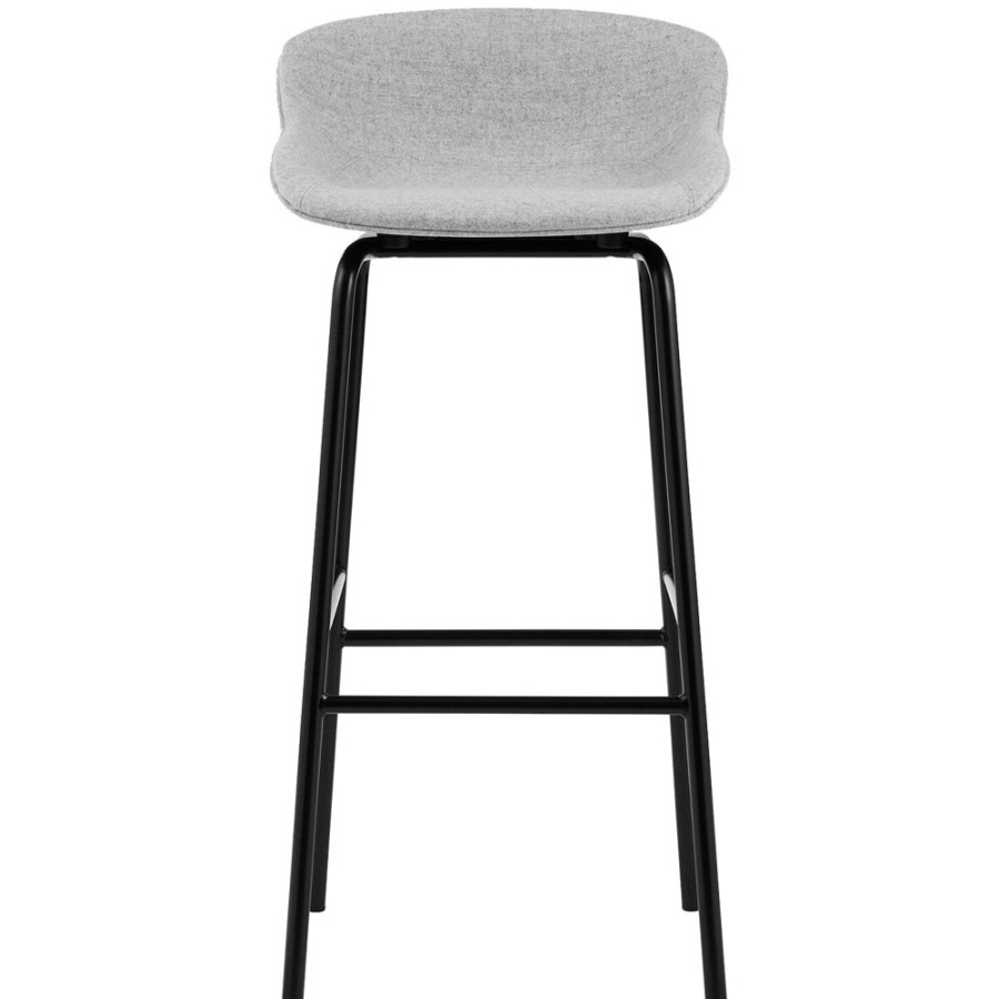 Mobler Normann Copenhagen Barstolar | Hyg Barstol 75 Cm, Gra / Svart