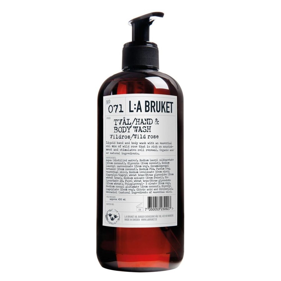 Inredning L:a Bruket Tvalar | 071 Wild Rose Flytande Tval 450 Ml