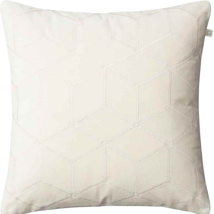 Textil Chhatwal & Jonsson Prydnadskuddar & Kuddfodral | Vir Kuddfodral 50X50 Cm, Ivory