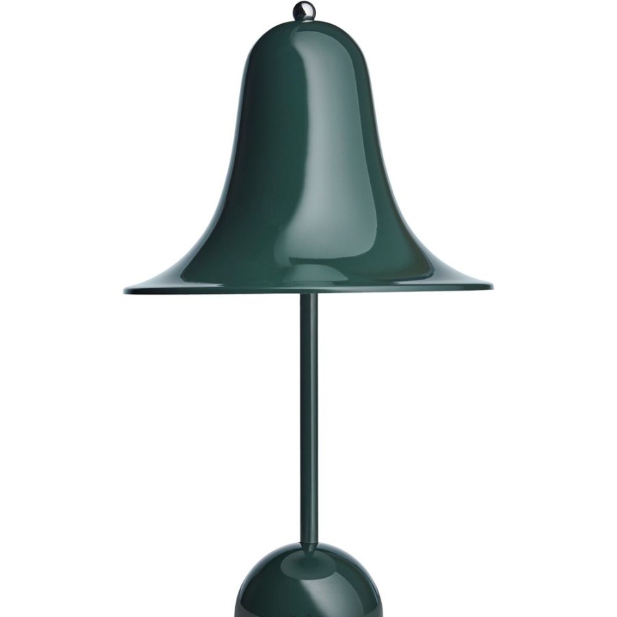 Belysning Verpan Bordslampor | Pantop Bordslampa 23 Cm, Morkgron