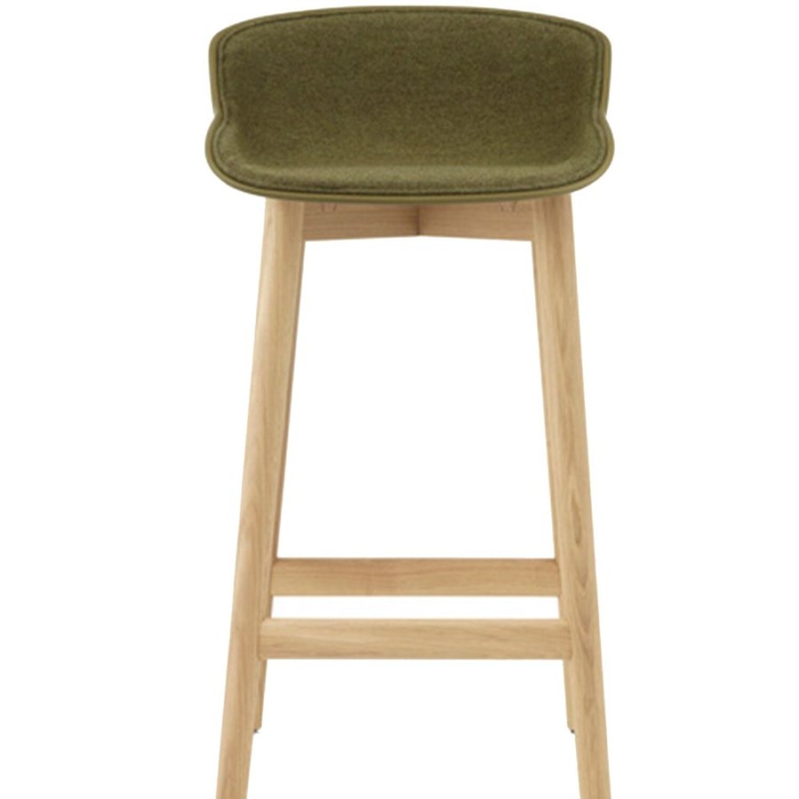 Mobler Normann Copenhagen Barstolar | Hyg Barstol 65 Cm, Kladd Framsida, Oliv / Ek