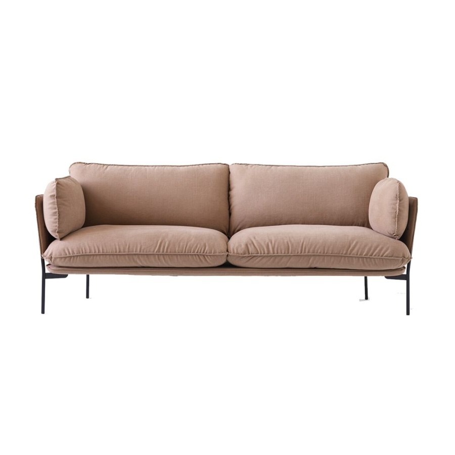 Mobler &Tradition 3-Sitssoffor | Cloud Soffa 3-Sits, Svarta Ben / Hot Madison 495