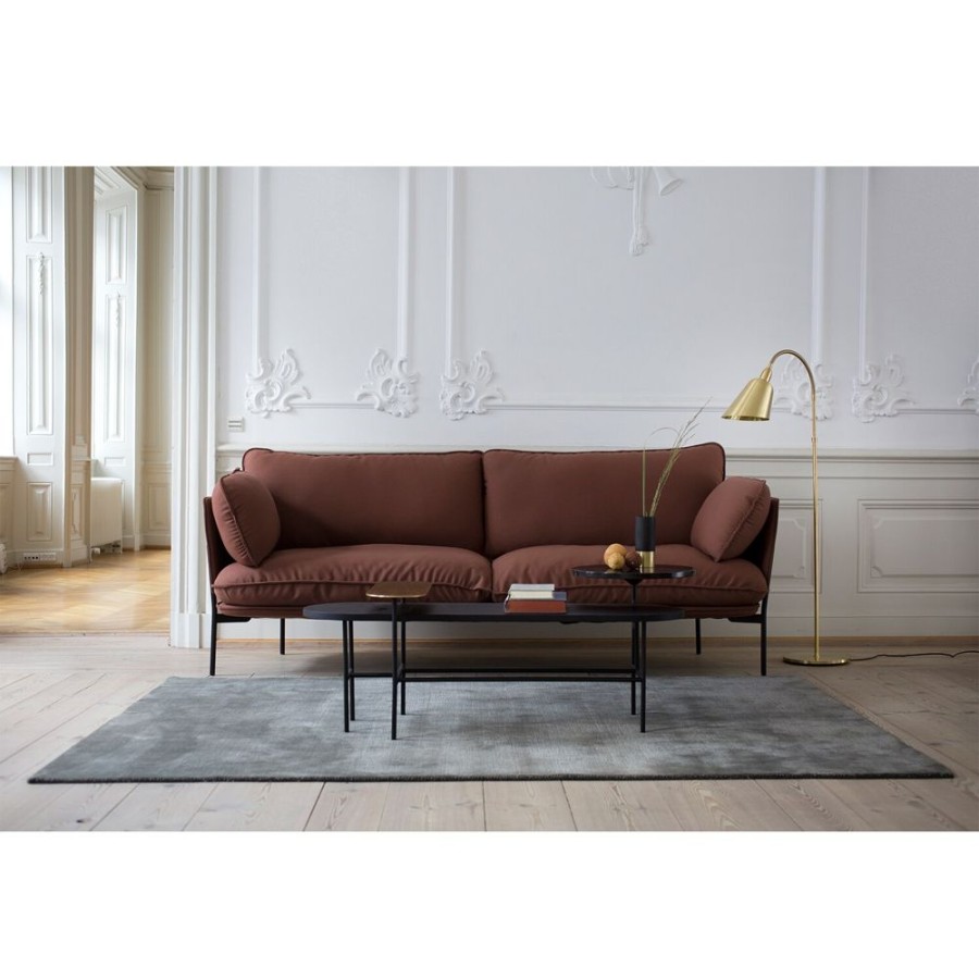 Mobler &Tradition 3-Sitssoffor | Cloud Soffa 3-Sits, Svarta Ben / Hot Madison 495