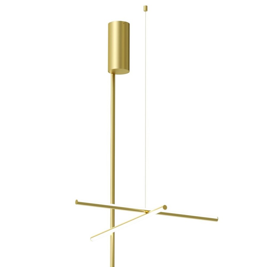 Belysning Flos Plafonder | Coordinates C1 Taklampa, Anodized Champagne