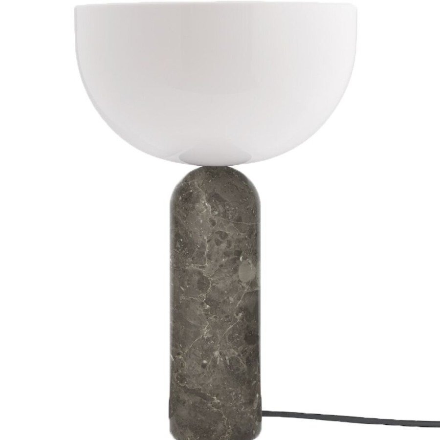 Belysning New Works Bordslampor | Kizu Bordslampa Large, Gris Du Marais