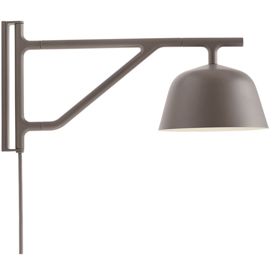 Belysning Muuto Vagglampor | Ambit Vagglampa, Taupe