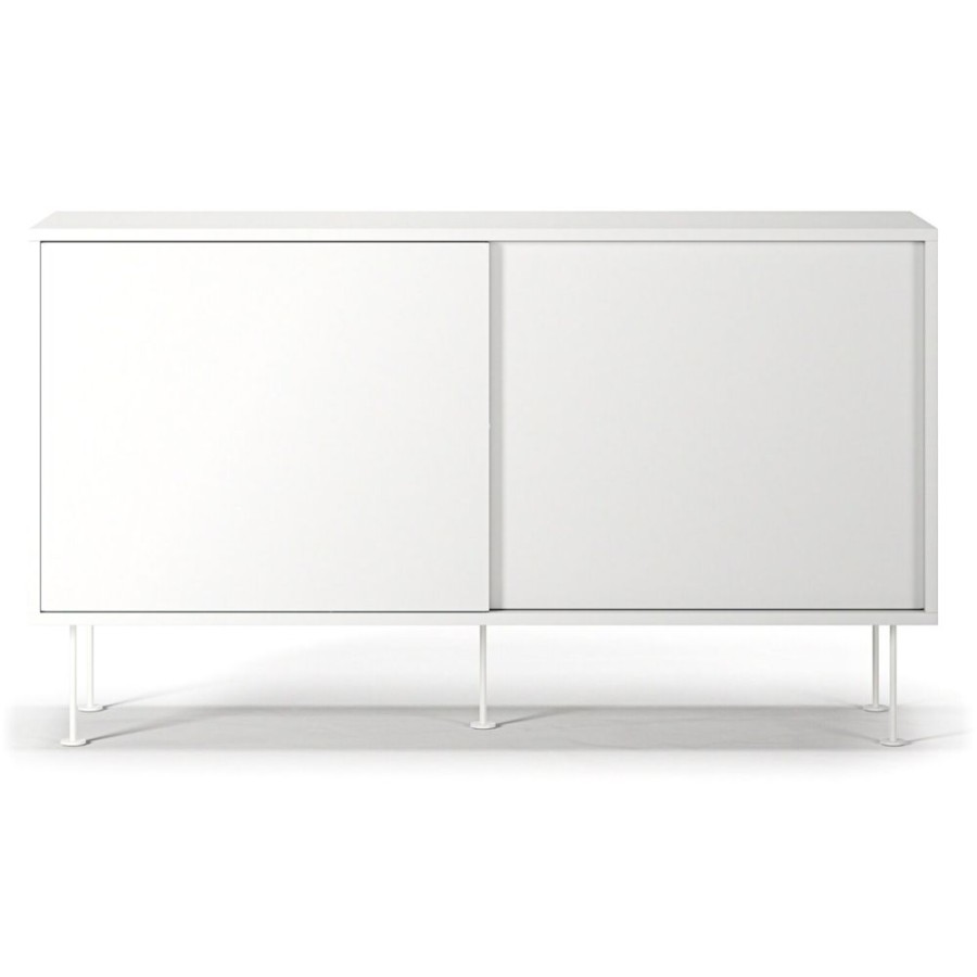 Mobler Decotique Sideboards | Vogue Sidobord Med Ben 136 Cm, Vit