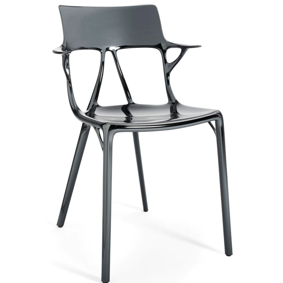 Mobler Kartell Matstolar | A.I. Metal Stol, Titan