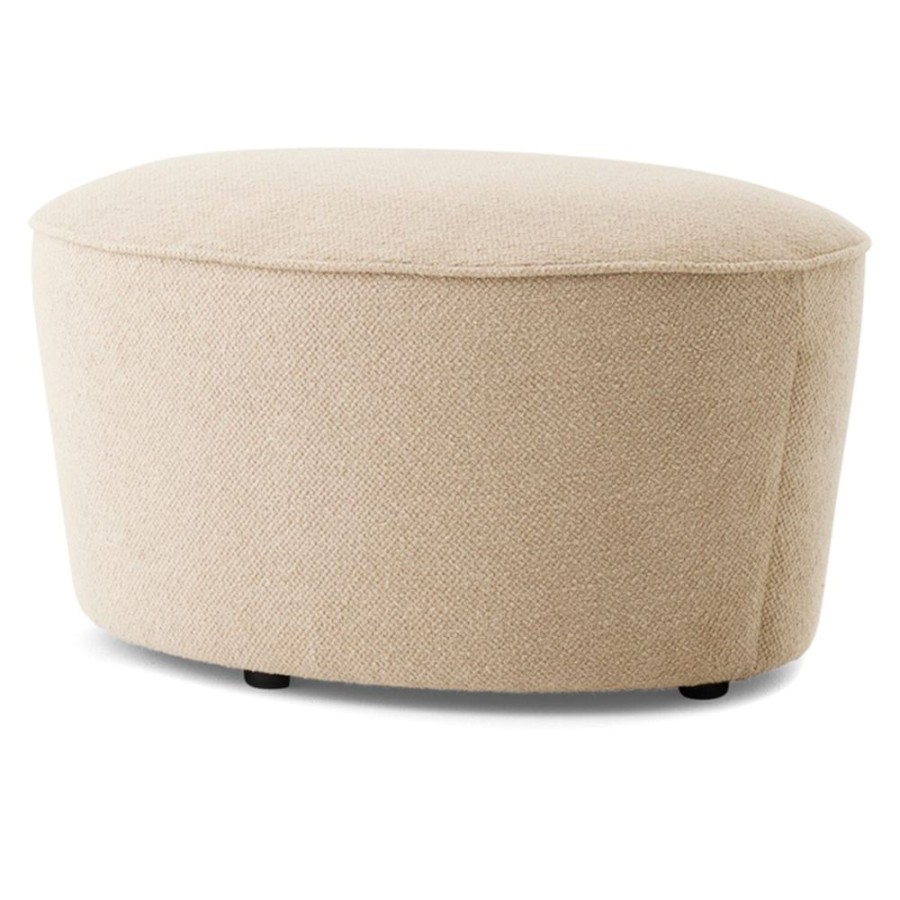 Mobler Audo Copenhagen Sittpuffar | Cairn Sittpuff, Boucle 02 Beige