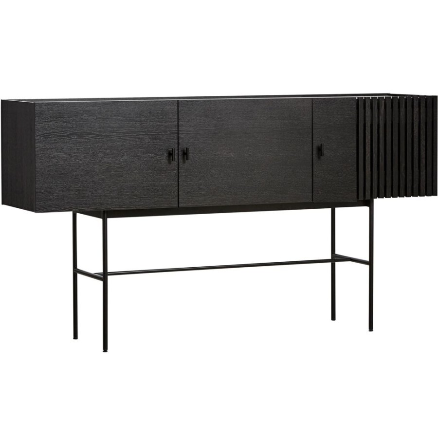 Mobler Woud Sideboards | Array Sideboard 180 Cm, Svartmalad Ek