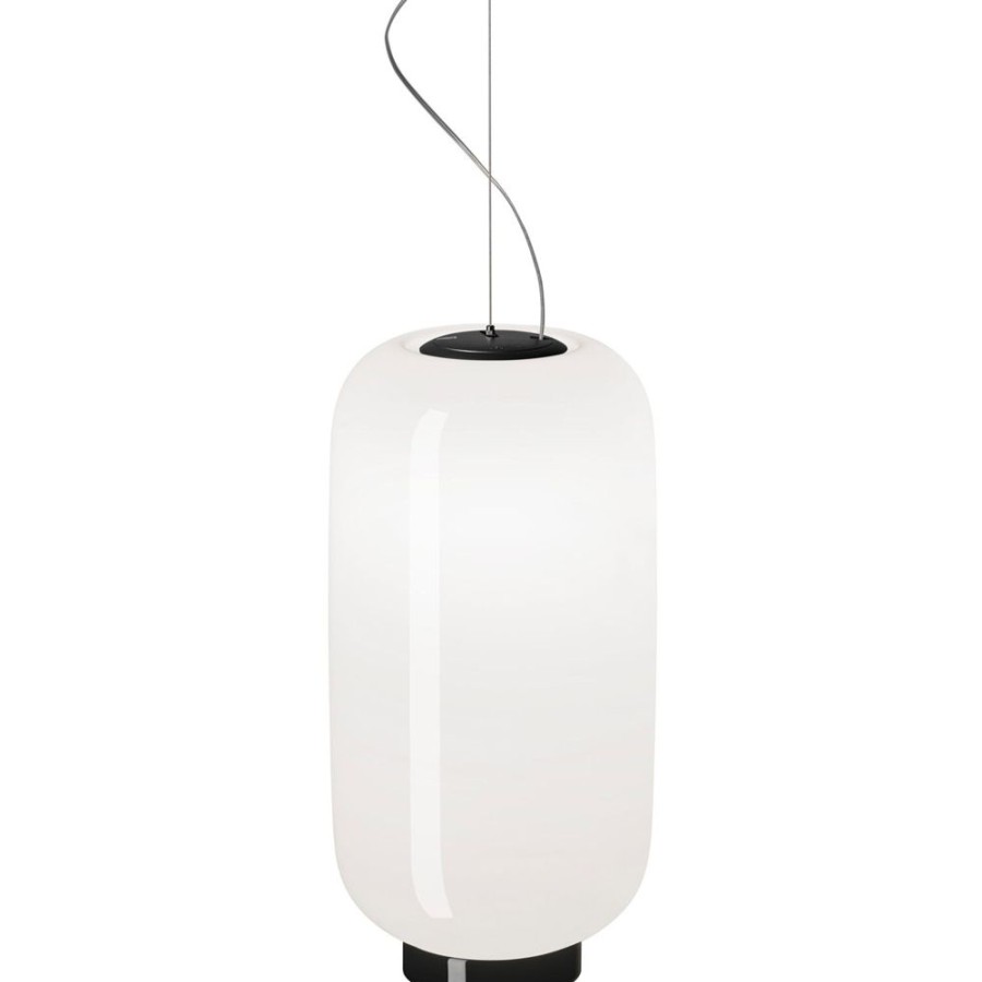 Belysning Foscarini Taklampor | Chouchin Reverse 2 Pendel, Grafit / Svart