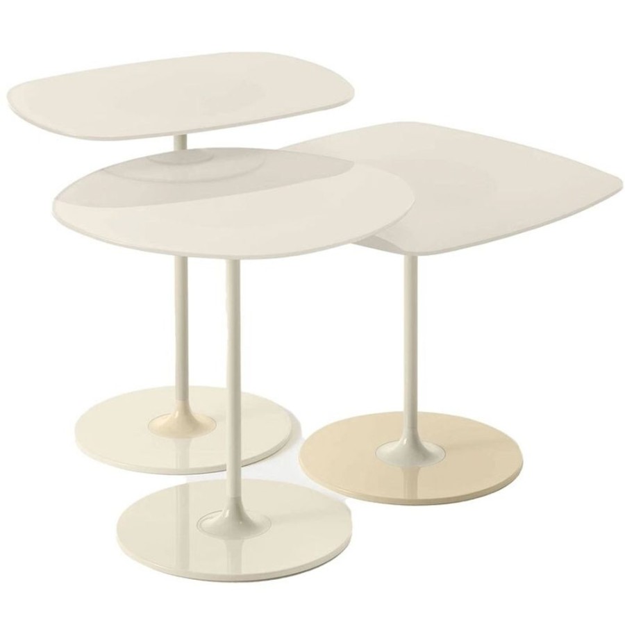 Mobler Kartell Sidobord & Smabord | Thierry Soffbord 3-Pack, Vit