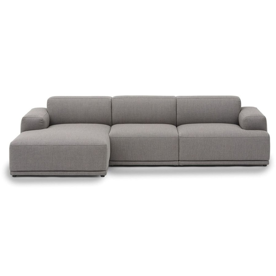 Mobler Muuto Hornsoffor & Divansoffor | Connect Soft Soffa 3-Sits Config 3, Re-Wool 128