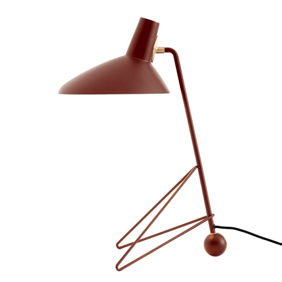 Belysning &Tradition Bordslampor | Tripod Hm9 Bordslampa, Maroon