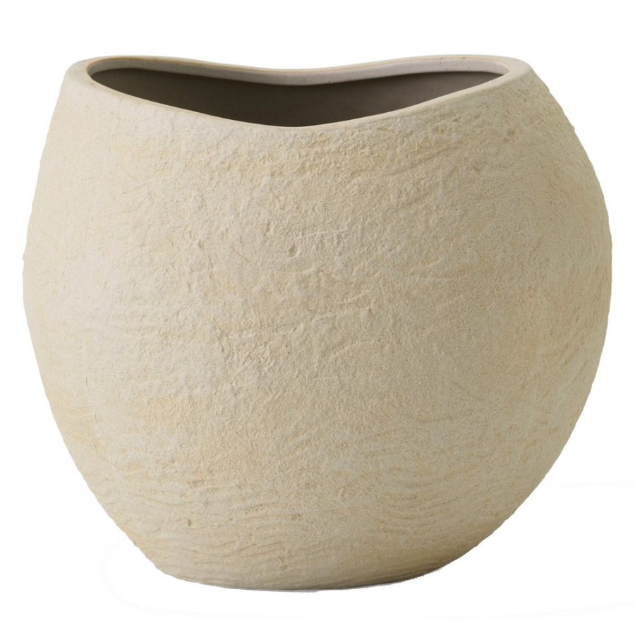 Inredning Audo Copenhagen Odlingslador & Utekrukor | Plantas Kruka Ivory, 26 Cm