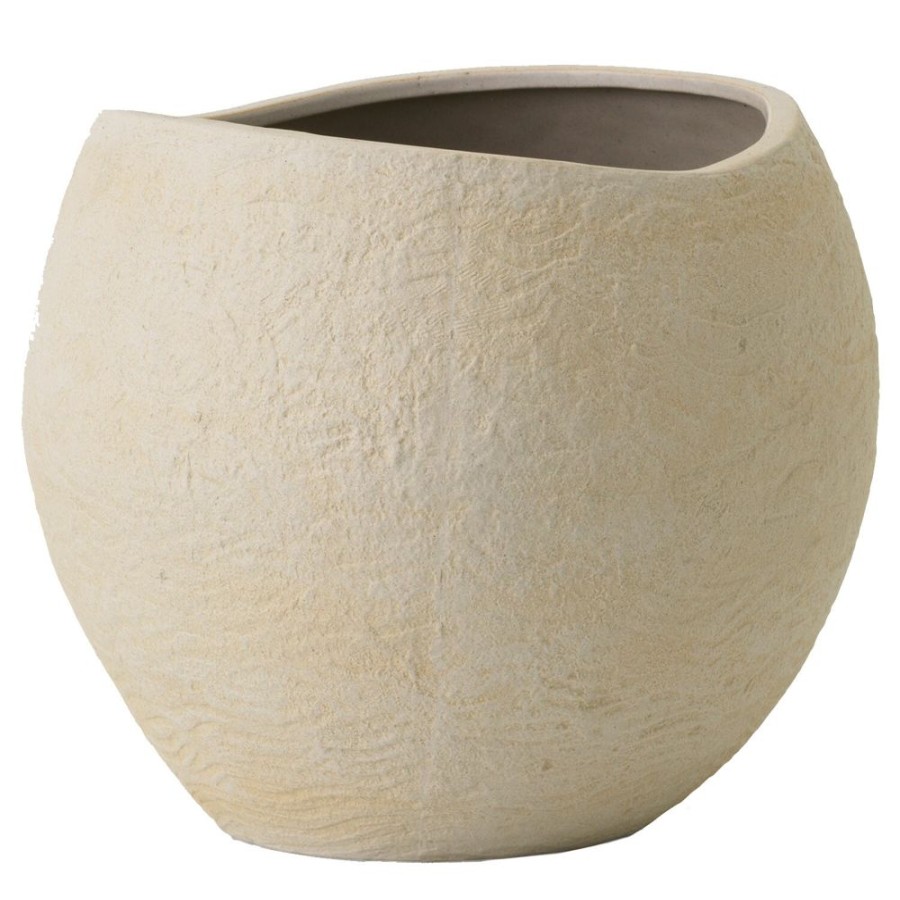 Inredning Audo Copenhagen Odlingslador & Utekrukor | Plantas Kruka Ivory, 26 Cm