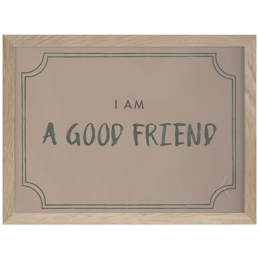 Inredning Kunskapstavlan® Posters | Good Friend Diploma Poster A4, Dusty Rose