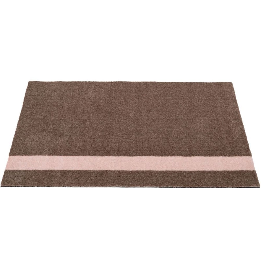 Mattor Tica Copenhagen Plastmattor | Stripes Matta Vertikal Sand/Light Rose, 60X90 Cm