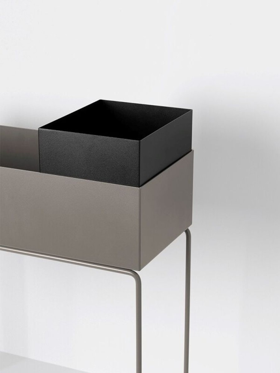 Inredning Ferm Living Krukor | Plant Box Kruka, Svart