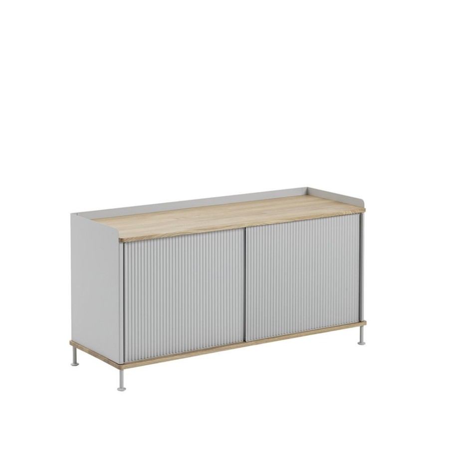 Mobler Muuto Sideboards | Enfold Sideboard Lagt, Ek/Gra