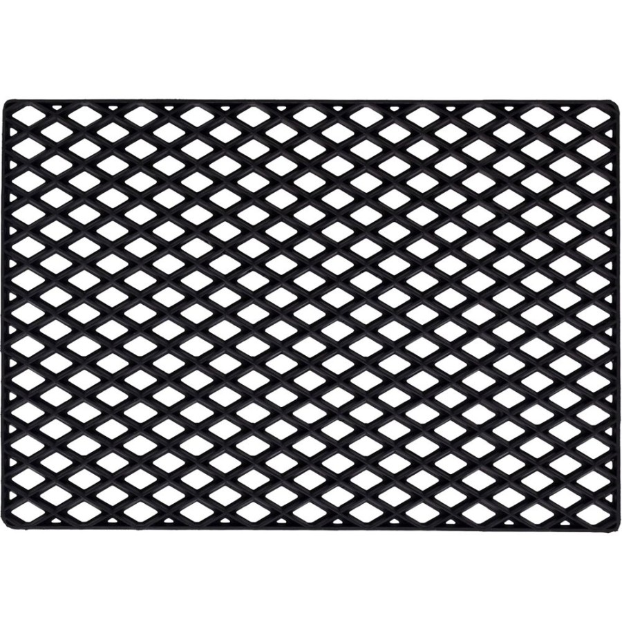 Mattor Dixie Dorrmattor | Black Grid Dorrmatta, 60X90 Cm