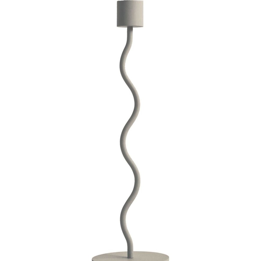 Inredning Cooee Design Ljusstakar | Curved Ljushallare 26 Cm, Sand