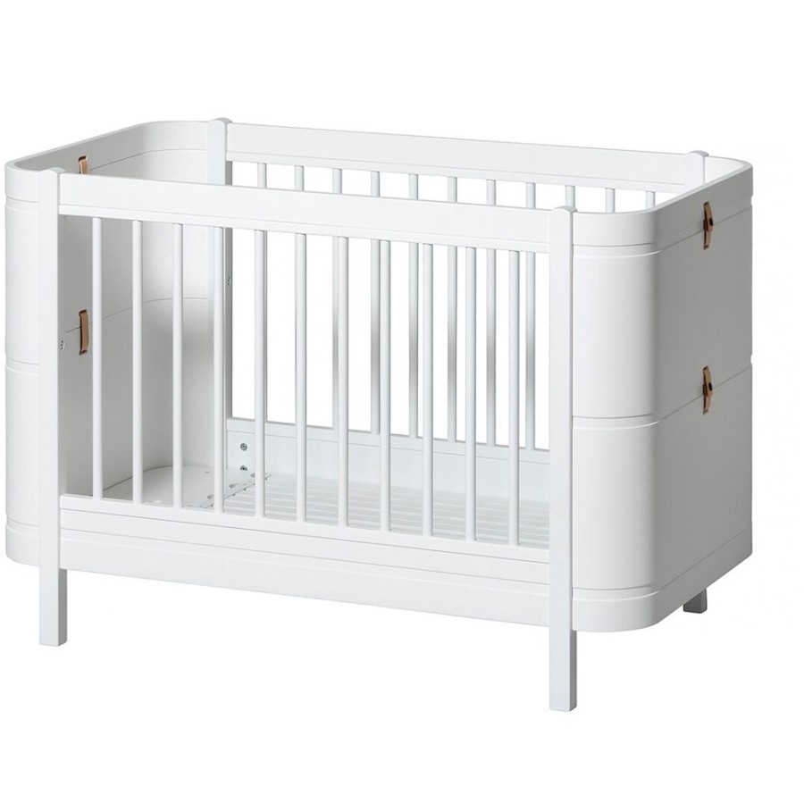 Mobler Oliver Furniture Barnsangar | Wood Mini+ Cot Sang Inkl. Junior Kit, Vit