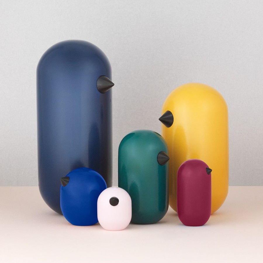 Inredning Normann Copenhagen Skulpturer & Dekorativa Accessoarer | Little Bird 3 Cm, Ek