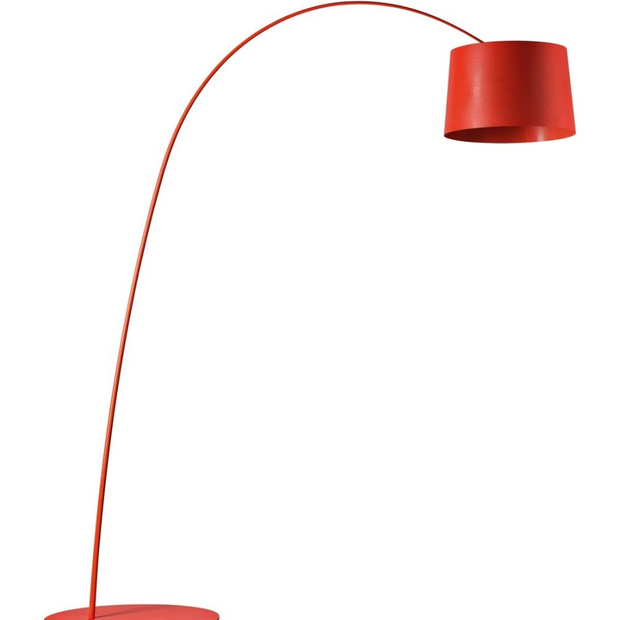 Belysning Foscarini Golvlampor | Twiggy Led Golvlampa, Crimson