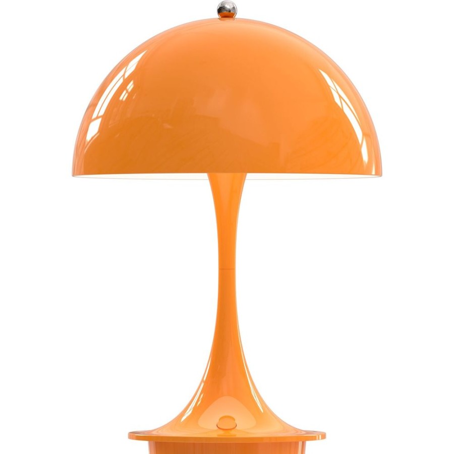 Belysning Louis Poulsen Utebelysning | Panthella 160 Bordslampa Portabel, Orange