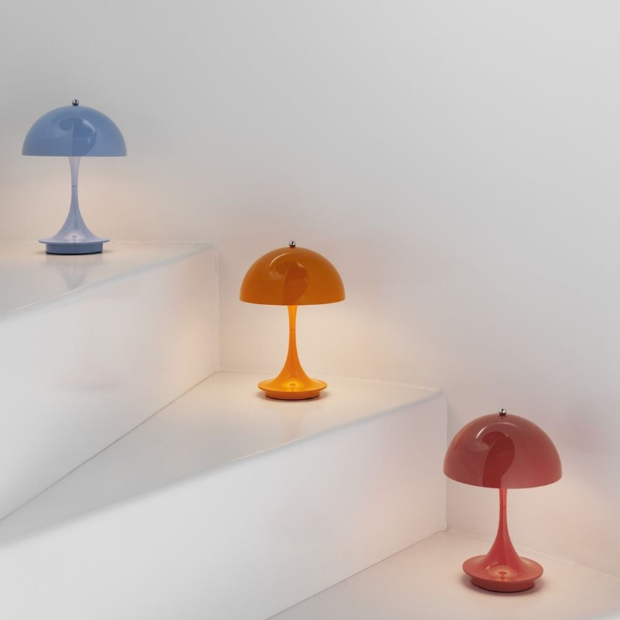 Belysning Louis Poulsen Utebelysning | Panthella 160 Bordslampa Portabel, Orange