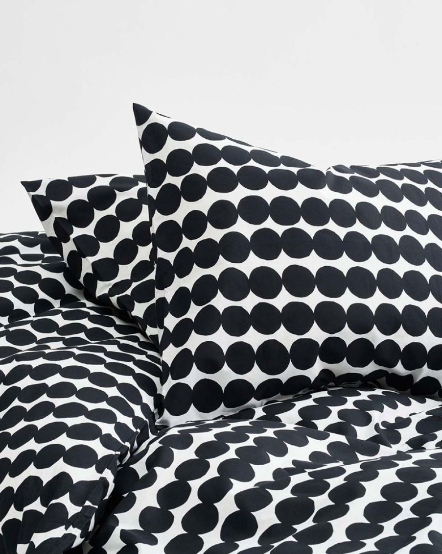 Textil Marimekko Paslakan | Rasymatto Paslakan Vit / Svart, 240X220 Cm