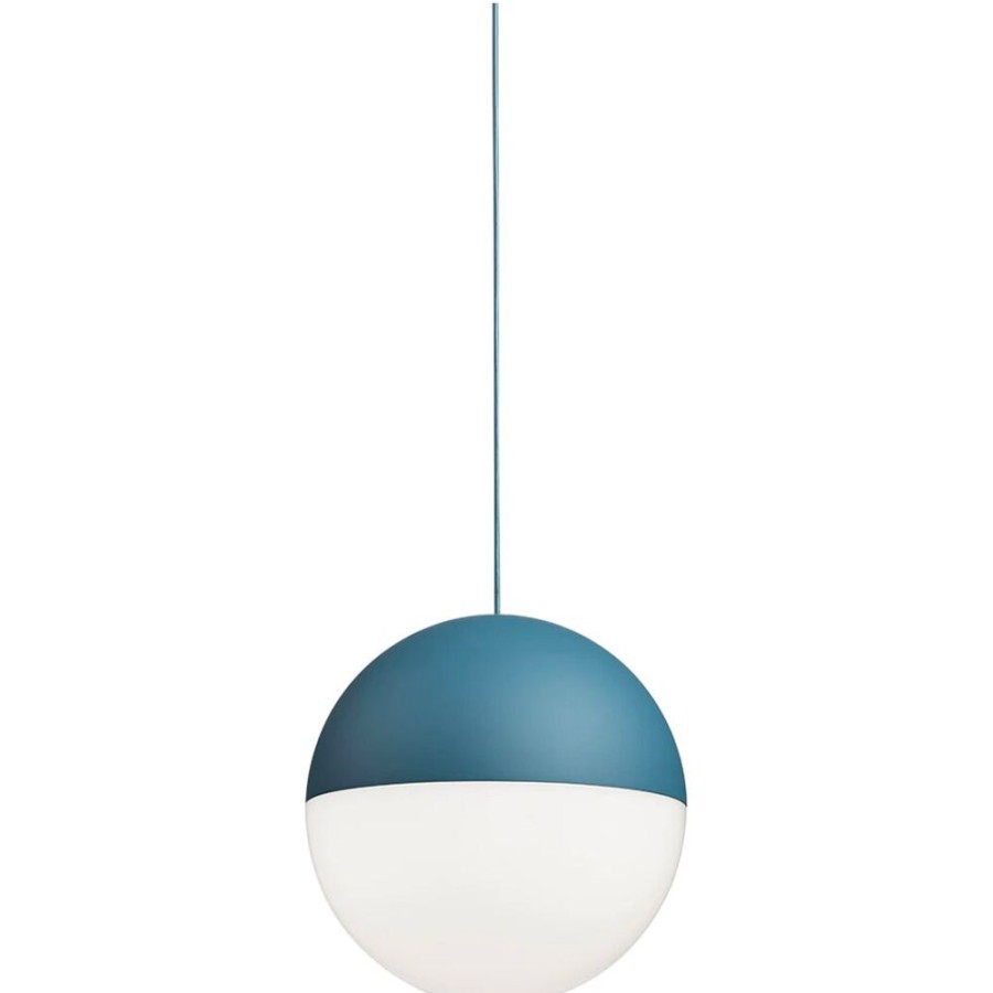 Belysning Flos Taklampor | String Light Sphere Pendel 12M Dimbar Med Soft Touch, Bla