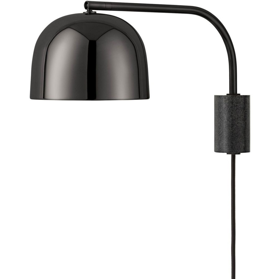 Belysning Normann Copenhagen Vagglampor | Grant Vagglampa Eu 43 Cm, Svart