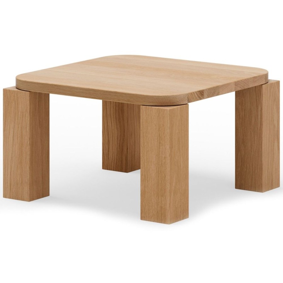 Mobler New Works Soffbord | Atlas Coffee Table, Natural Oak 600X600