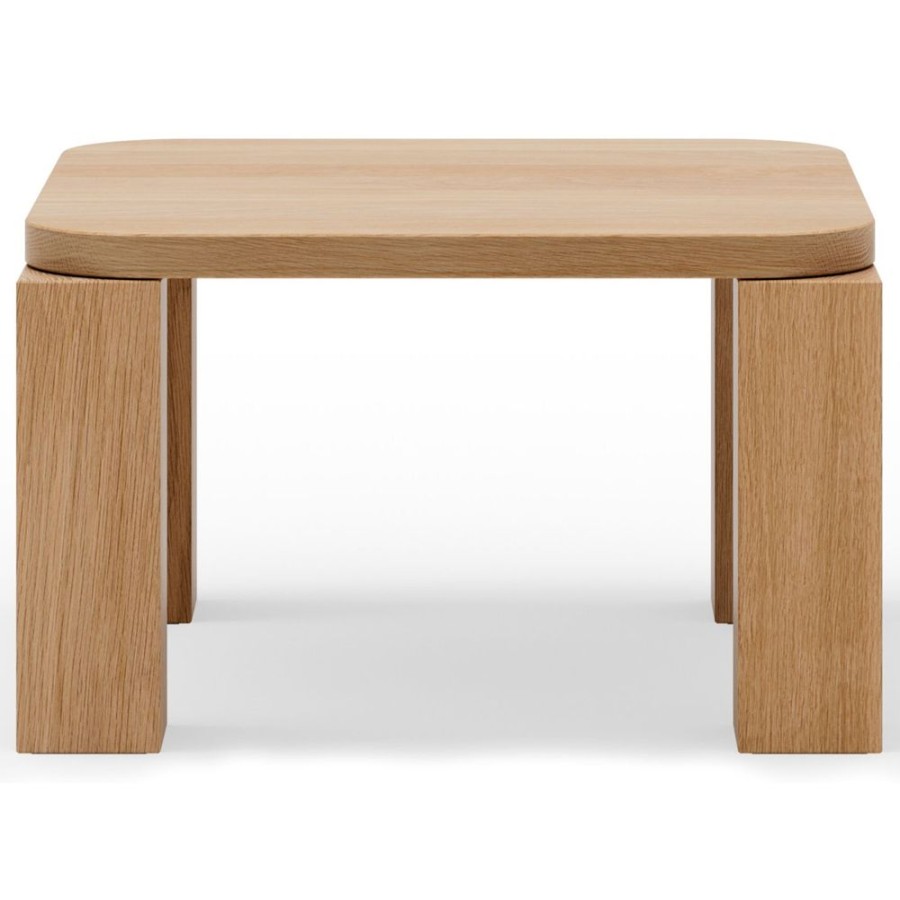 Mobler New Works Soffbord | Atlas Coffee Table, Natural Oak 600X600