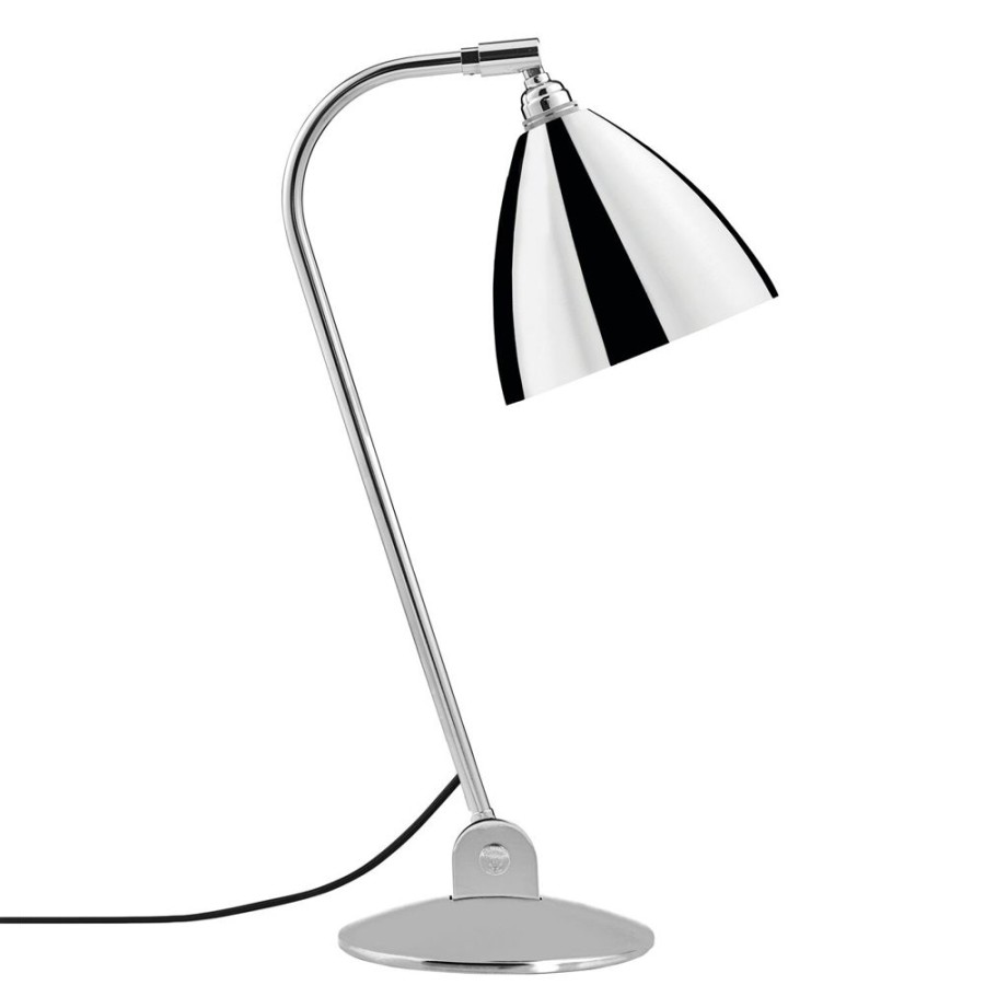 Belysning GUBI Bordslampor | Bestlite Bl2 Bordslampa, Krom/Svart