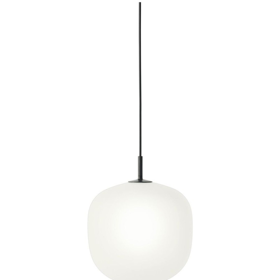 Belysning Muuto Taklampor | Rime Pendel 25 Cm, Svart