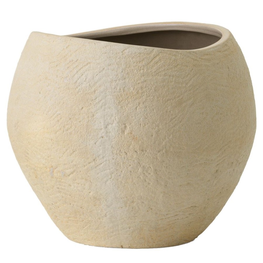 Inredning Audo Copenhagen Odlingslador & Utekrukor | Plantas Kruka Ivory, 32 Cm