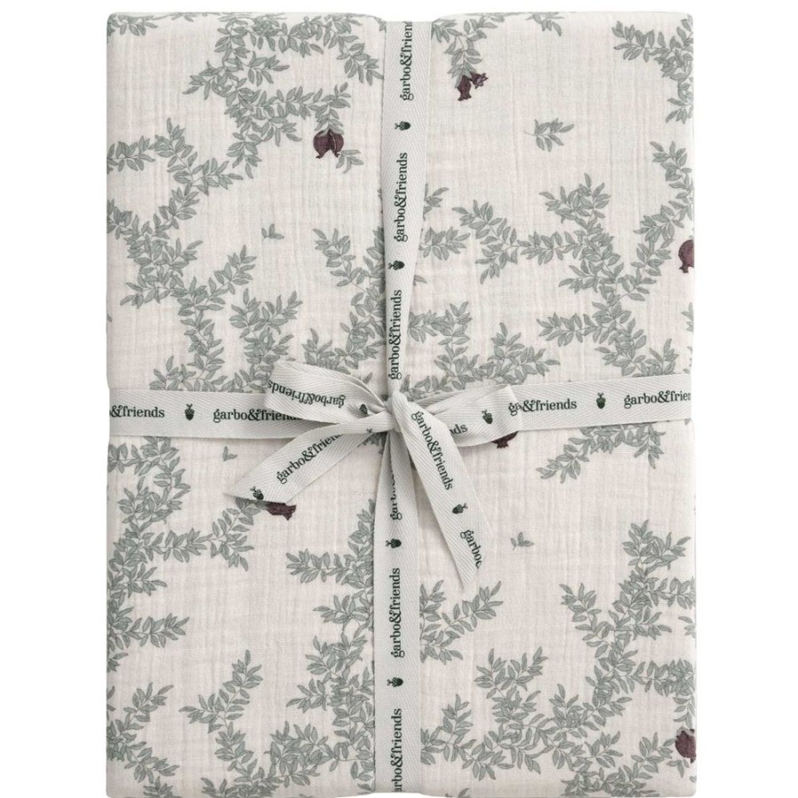 Textil Garbo & Friends Underlakan | Pomegranate Dra-Pa-Lakan Muslin, 160X200 Cm