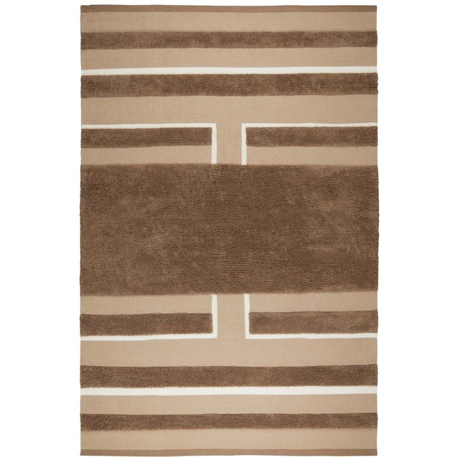 Mattor Chhatwal & Jonsson Ryamattor | Veda Ullmatta Beige / Off-White / Mocha, 250X350 Cm