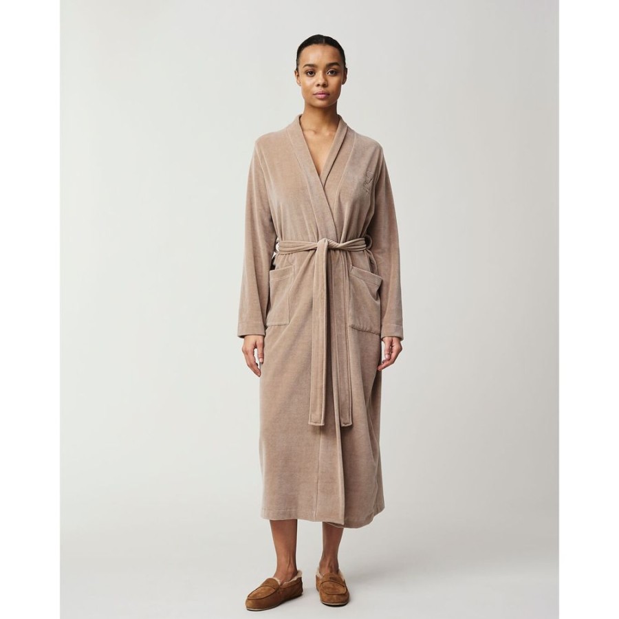 Inredning Lexington Badrumstextilier | Aubrey Cotton Velour Robe