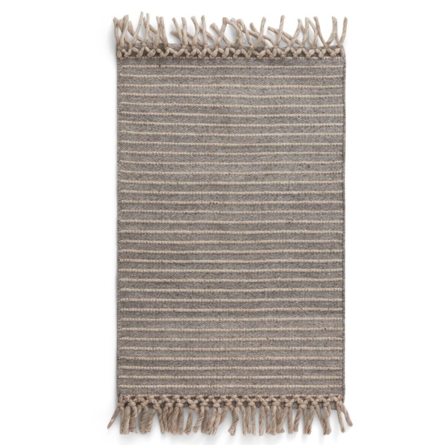 Mattor Formgatan Plastmattor | Bold Fringe Matta 200X300 Cm, Gra