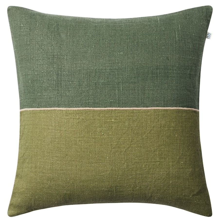 Textil Chhatwal & Jonsson Prydnadskuddar & Kuddfodral | Amol Kuddfodral 50X50 Cm, Green / Cactus Green