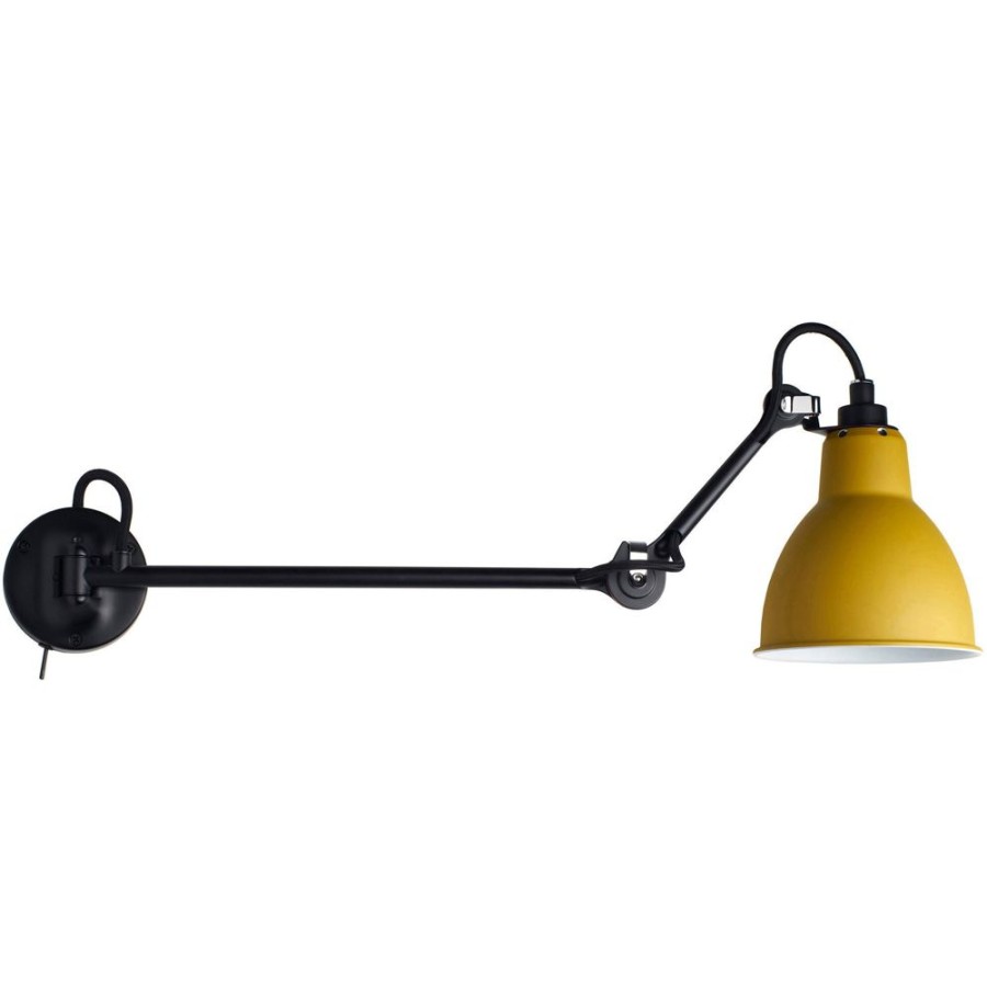 Belysning DCWéditions Vagglampor | Lampe Gras N°204 L40 Sw Vagglampa, Gul