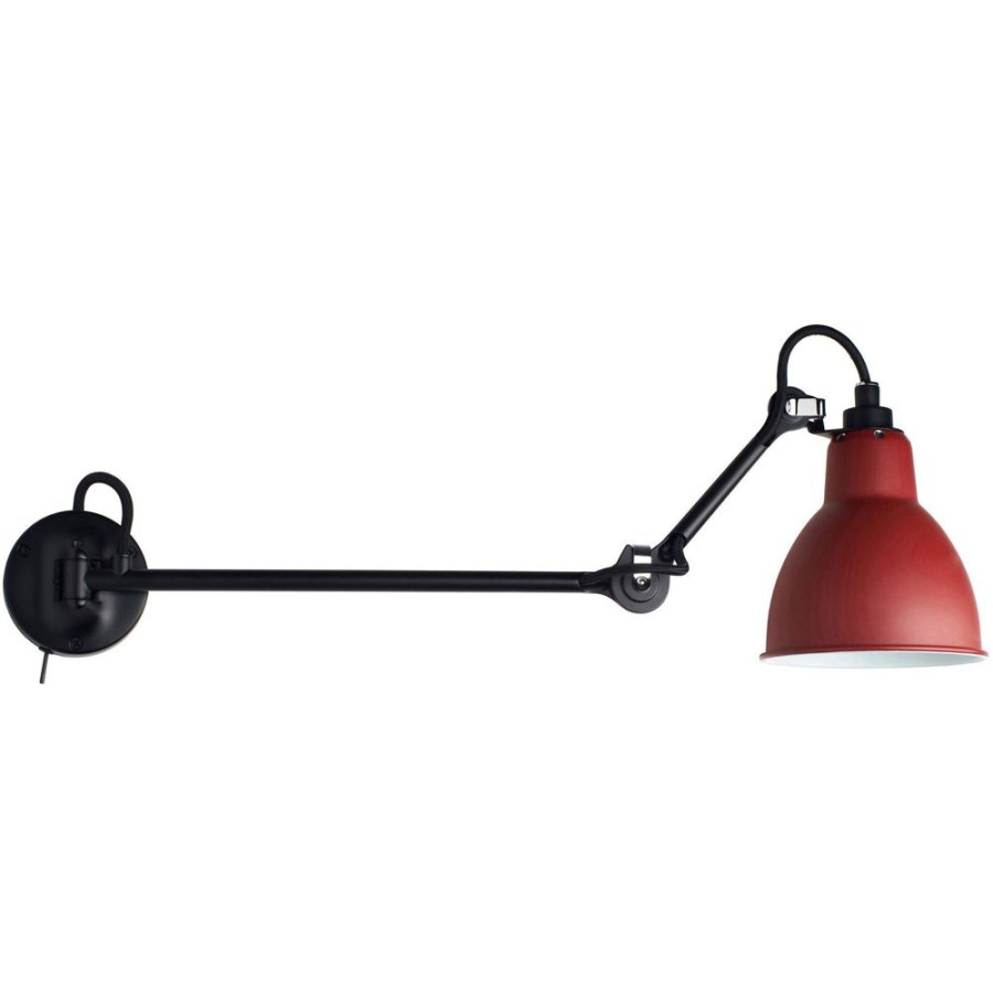 Belysning DCWéditions Vagglampor | Lampe Gras N°204 L40 Sw Vagglampa, Rod