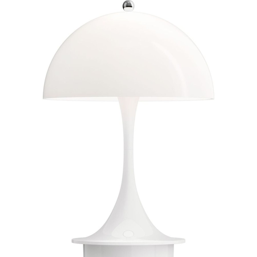 Belysning Louis Poulsen Utebelysning | Panthella 160 Bordslampa Portabel, Opal